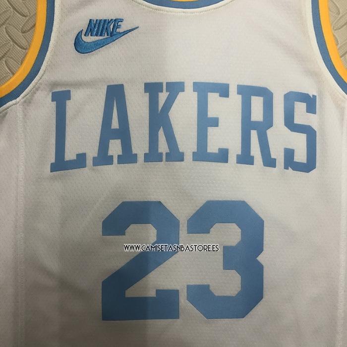 LeBron James NO 23 Camiseta Los Angeles Lakers Classic 2022-23 Blanco